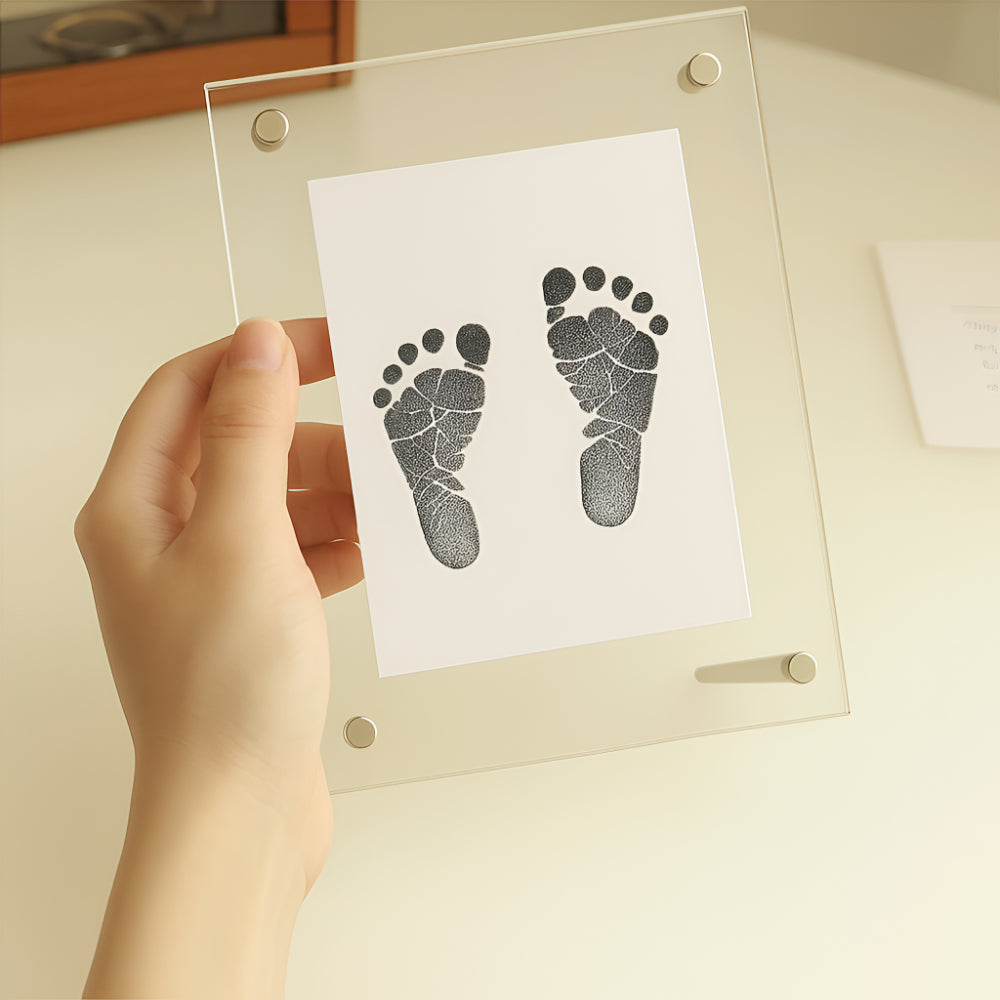 Baby Handprint Kit Mess Free Inkpad Keepsake Gift Set