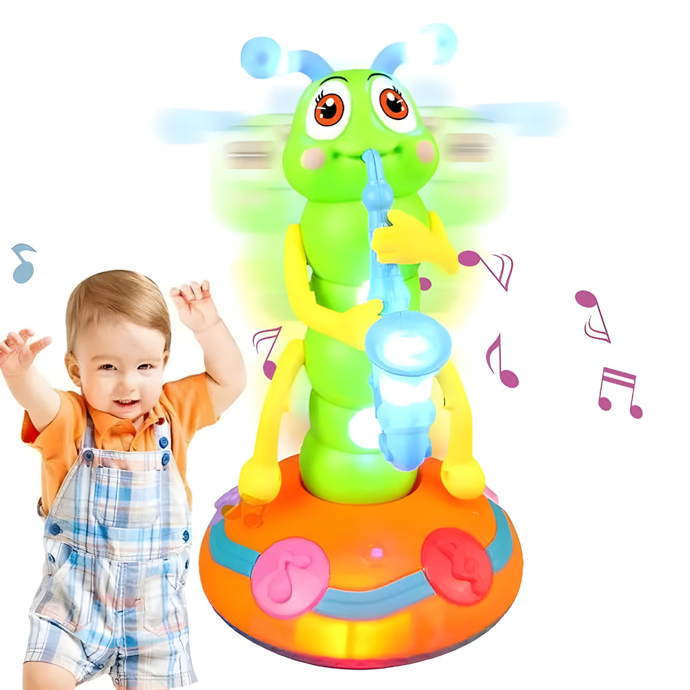 Dancing Caterpillar Toy Baby Musical Light Up Crawling Buddy