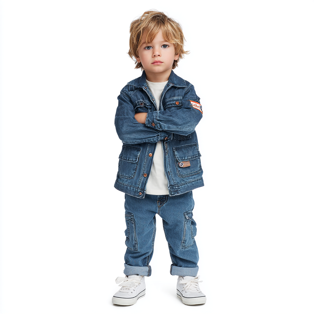 Mini Explorer Denim Jacket – Casual Cool