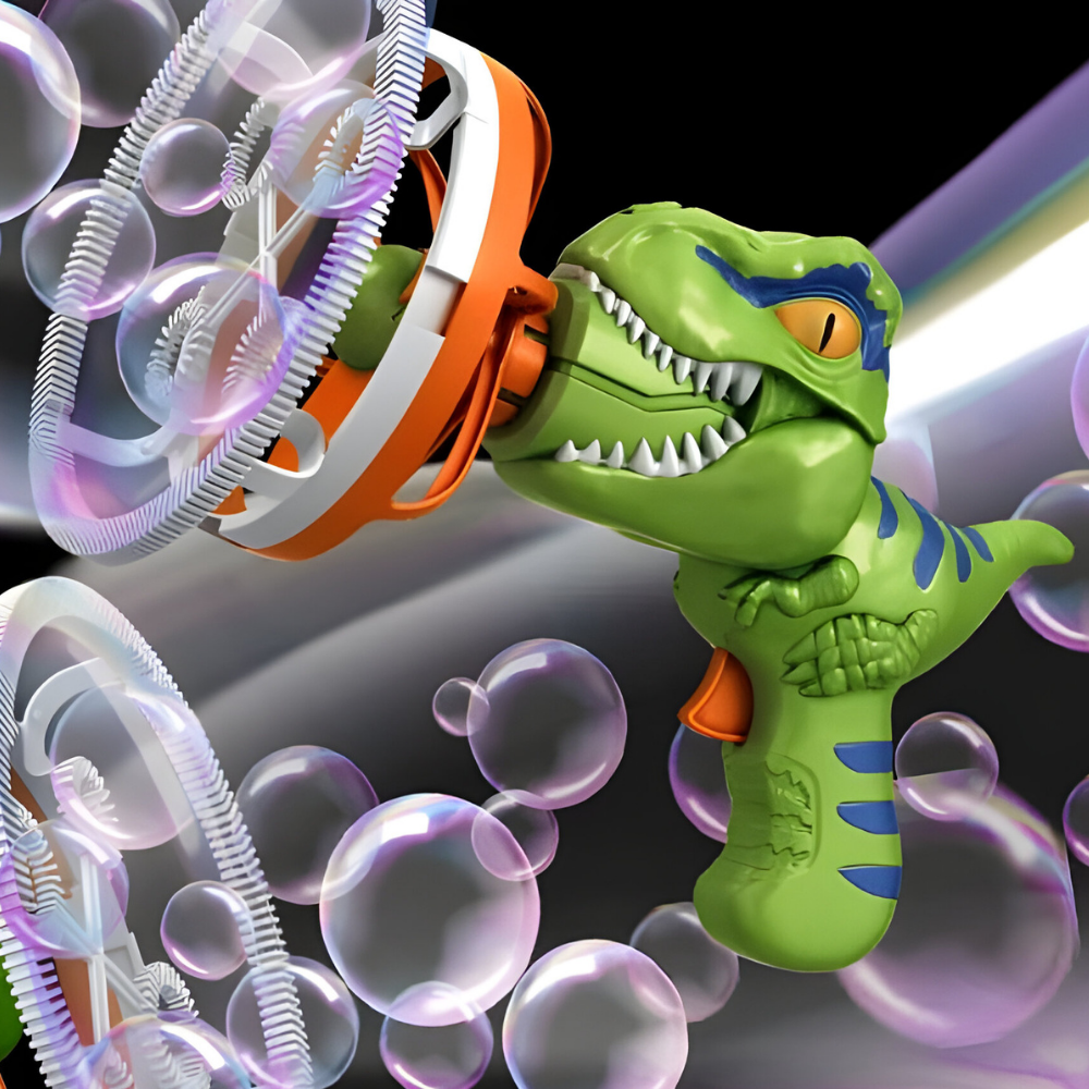 Dinosaur Bubble Blower Gun Kids Outdoor Automatic Bubble Machine