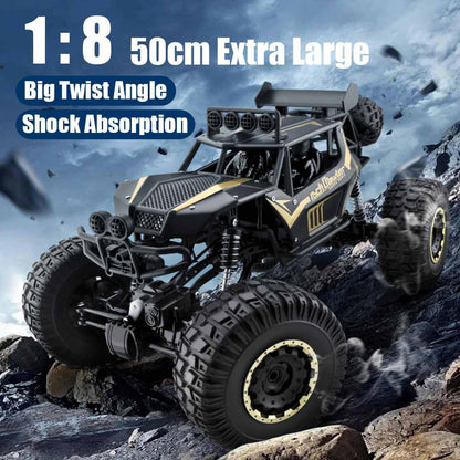 1/8 Scale 4WD Remote Control Monster Truck Off-Road Climbing Vehicle 2