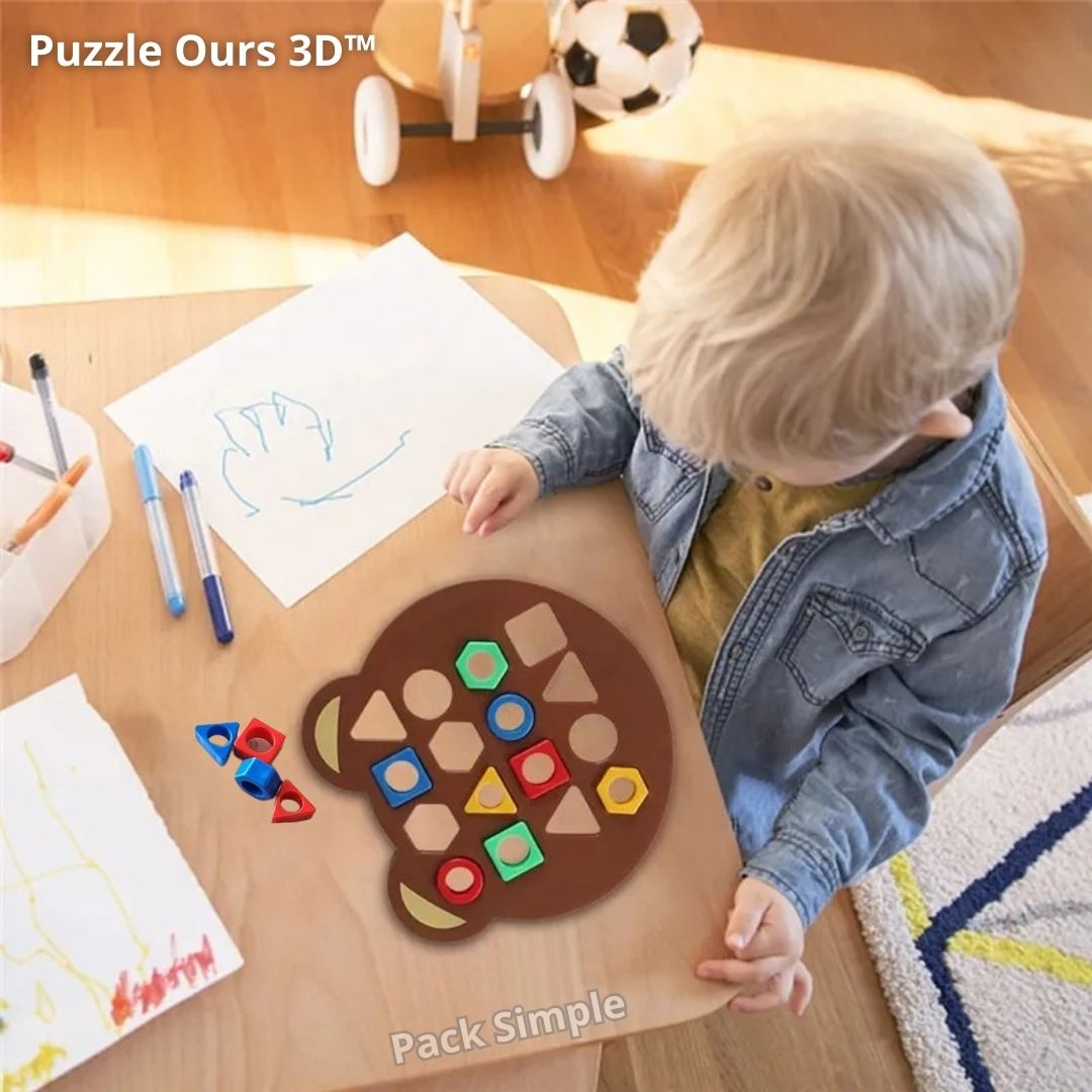 3D Shape Puzzle Toy for Kids - Educational Learning Game 5
