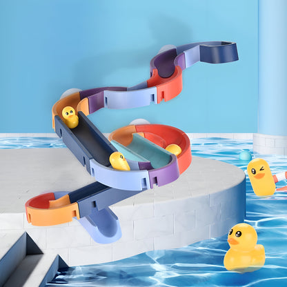 Toddler Bath Toy Water Slide Set Creative Water Play Game