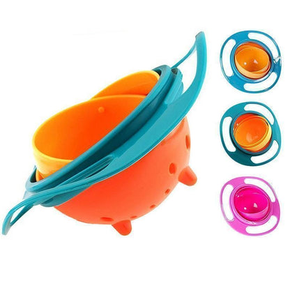 Anti-Spill Gyroscopic Children's Bowl with Ergonomic Handles 6