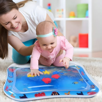 Baby Tummy Time Water Mat Sensory Development Play Toy Pad