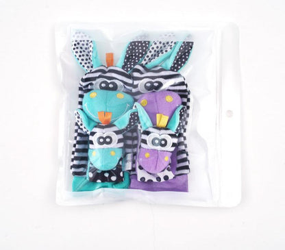 Baby Sensory Rattle Socks and Wristbands Set for Infants 10