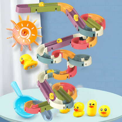 Toddler Bath Toy Water Slide Set Creative Water Play Game