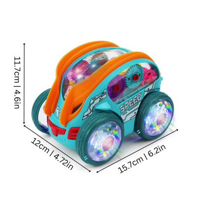 Car Toy with LED Lights and 360° Spin Action for Kids 1