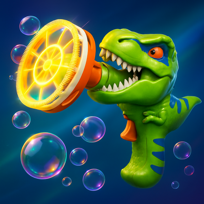 Dinosaur Bubble Blower Gun Kids Outdoor Automatic Bubble Machine