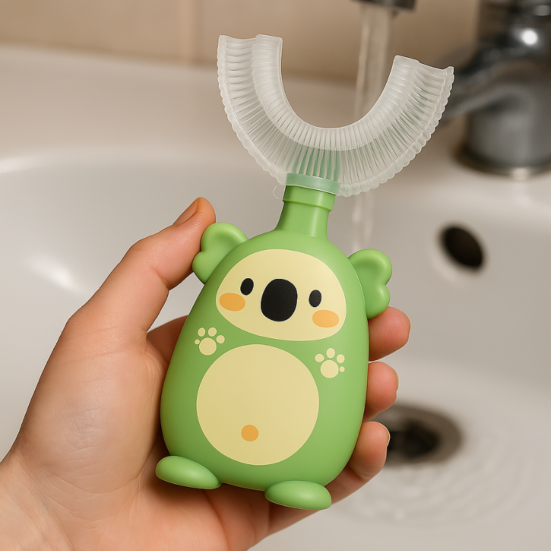 Children's 360° U-Shaped Toothbrush for Ages 2-12 - Fun Oral Care 6