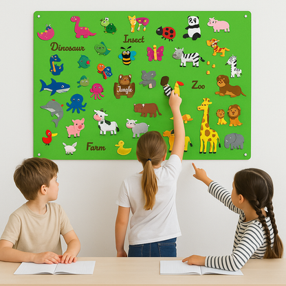 Children's Felt Letter Board for Creative Storytelling and Learning 6