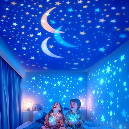 Children's Night Light Projector with Ocean and Starry Sky Themes 0