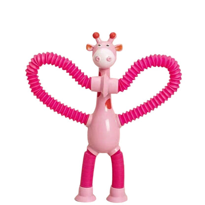 Colorful Sensory Telescopic Toy for Kids - BPA-Free Creative Play 0