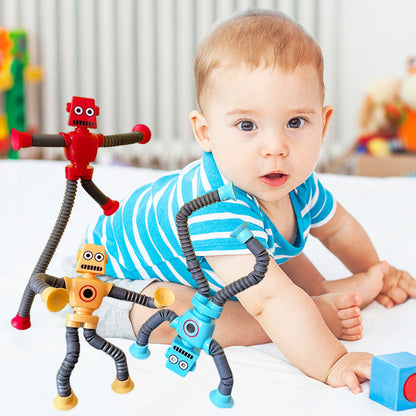 Colorful Sensory Telescopic Toy for Kids - BPA-Free Creative Play 6