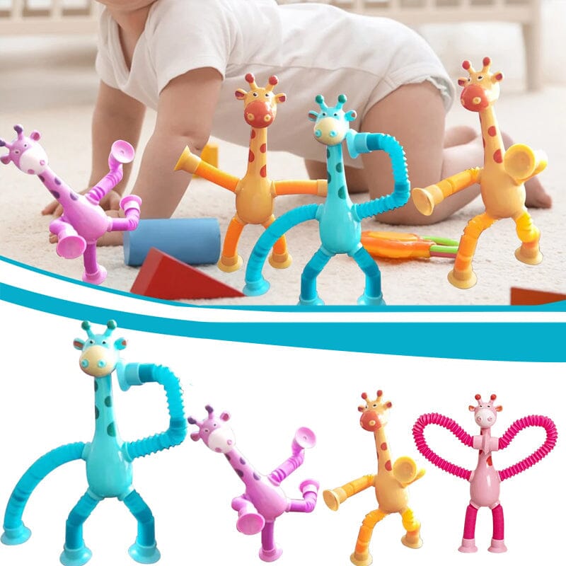 Colorful Sensory Telescopic Toy for Kids - BPA-Free Creative Play 7