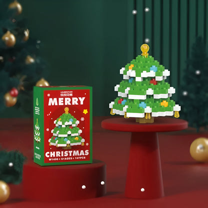 Christmas Building Block Set Creative Holiday DIY Decoration Toy