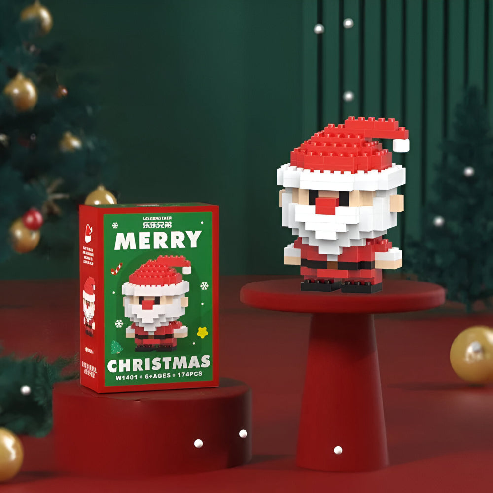Christmas Building Block Set Creative Holiday DIY Decoration Toy