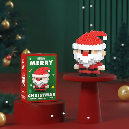 Christmas Building Block Set Creative Holiday DIY Decoration Toy