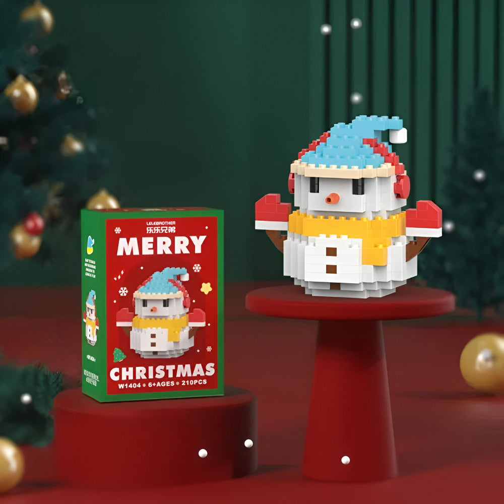 Christmas Building Block Set Creative Holiday DIY Decoration Toy