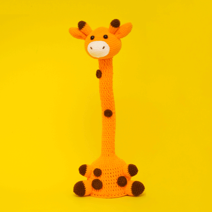 Crochet Giraffe Toy Kit with Interactive Singing and Dancing Features 0