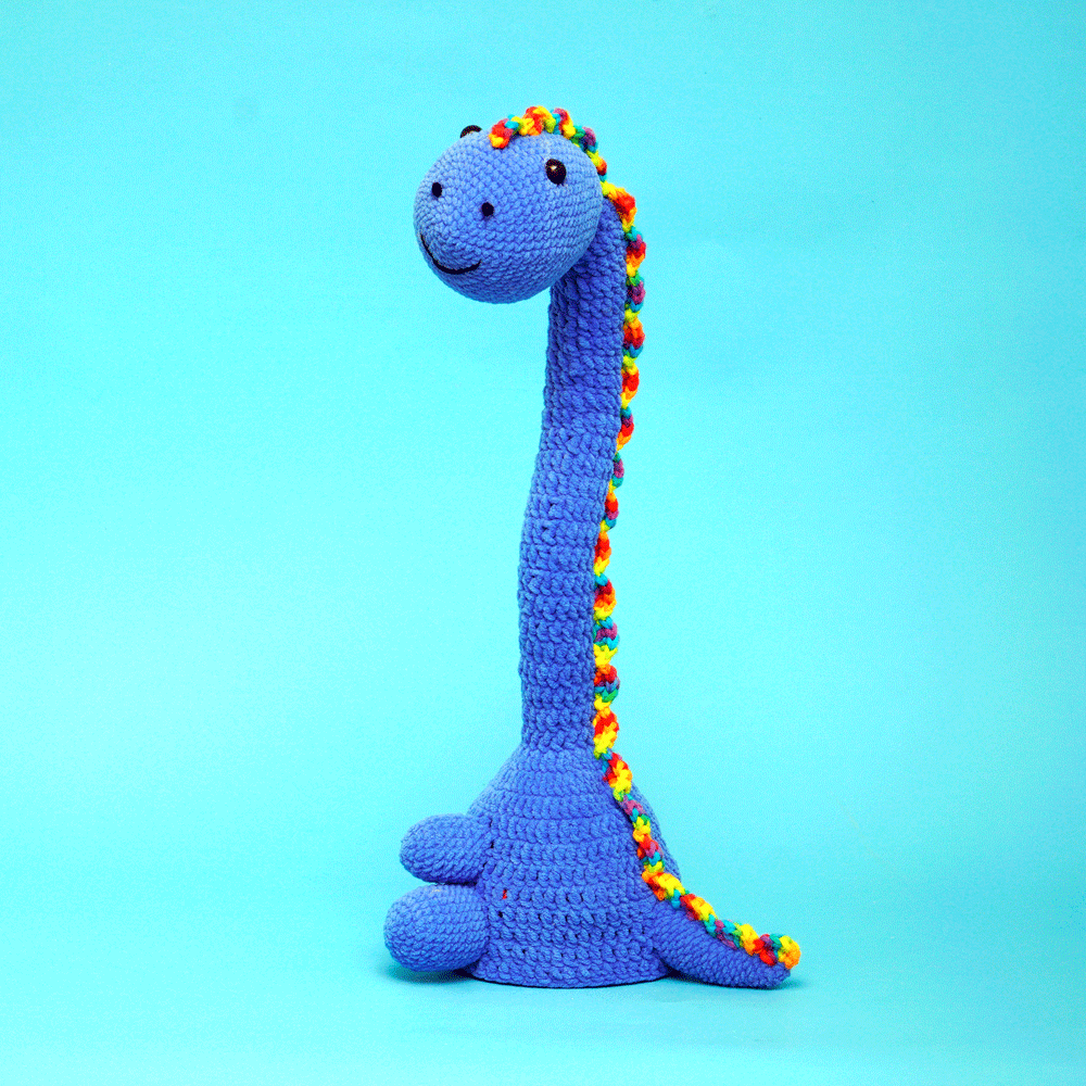 Crochet Giraffe Toy Kit with Interactive Singing and Dancing Features 11