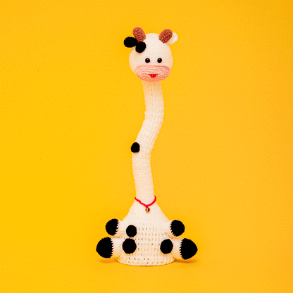 Crochet Giraffe Toy Kit with Interactive Singing and Dancing Features 12