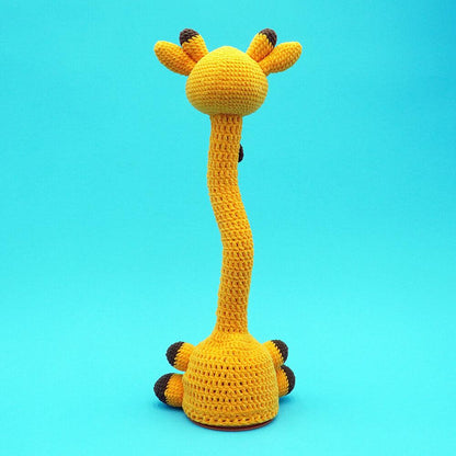 Crochet Giraffe Toy Kit with Interactive Singing and Dancing Features 4