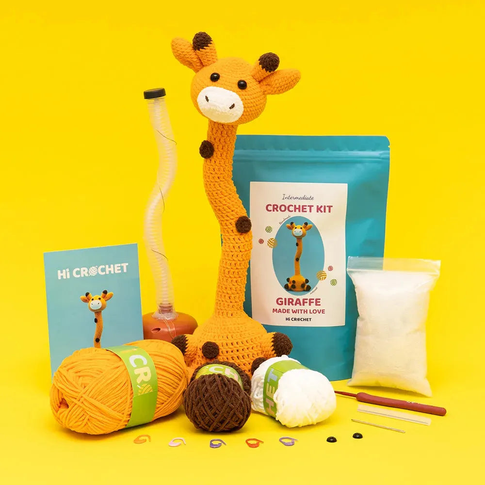 Crochet Giraffe Toy Kit with Interactive Singing and Dancing Features 5