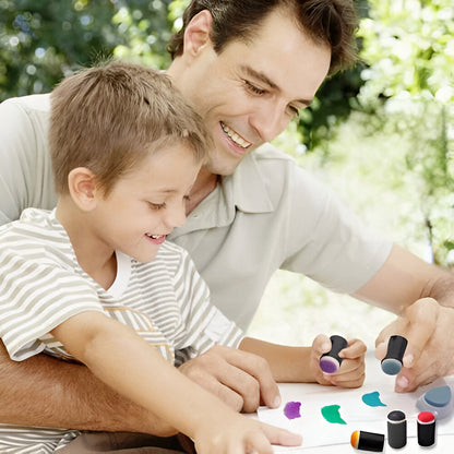 Kids Finger Painting Kit Educational Creative Art Set Safe Non-Toxic