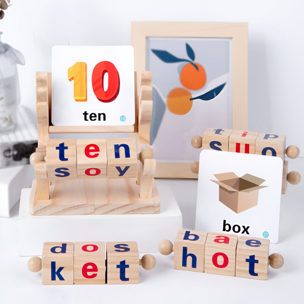 Educational Word Game Kids Learning Toy Sensory Motor Skills