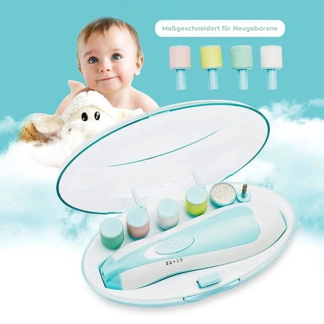 Electric Baby Nail File Trimmer Safe for Newborns Toddlers 6 Heads 4