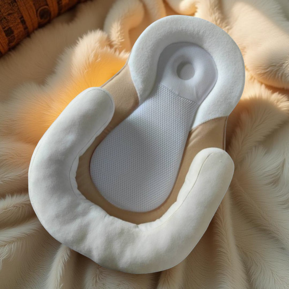 Ergonomic Baby Lounger for Flat-Head Prevention and Comfort Support
