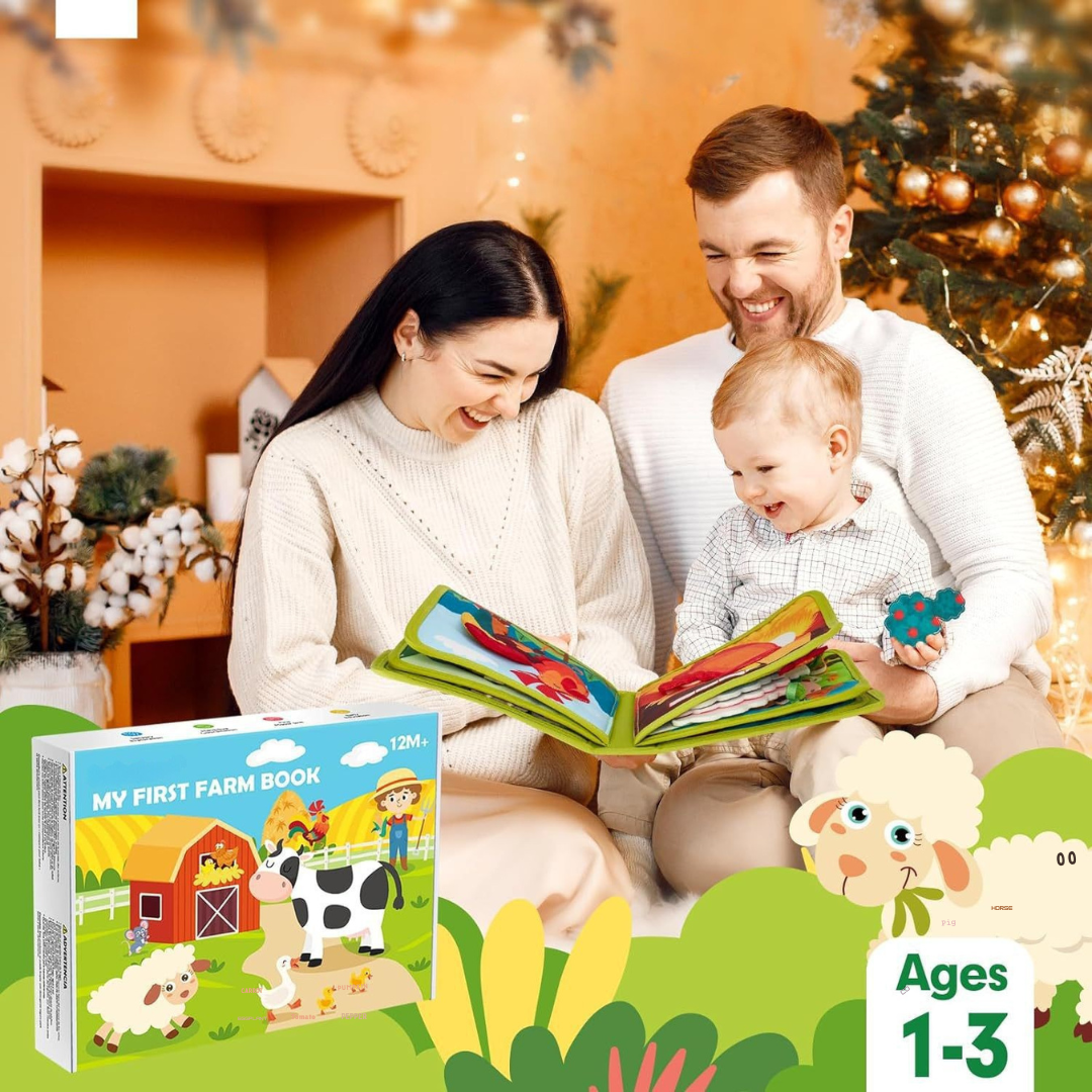 Farm Animal Storybook for Kids - Interactive Early Literacy Book 5