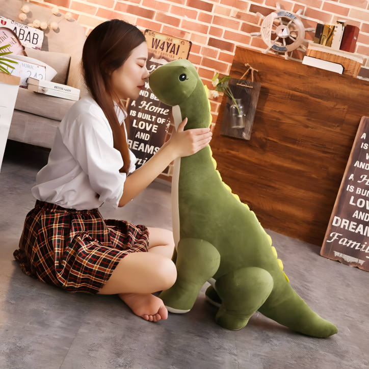 Giant Stuffed Dinosaur Plush Toy Soft Cuddly Animal for Kids 4