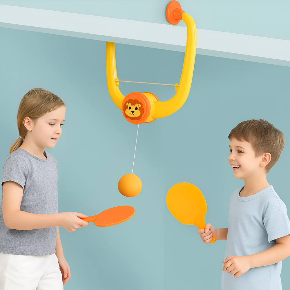 Indoor Ping Pong Game Set Door Frame Active Play for Kids