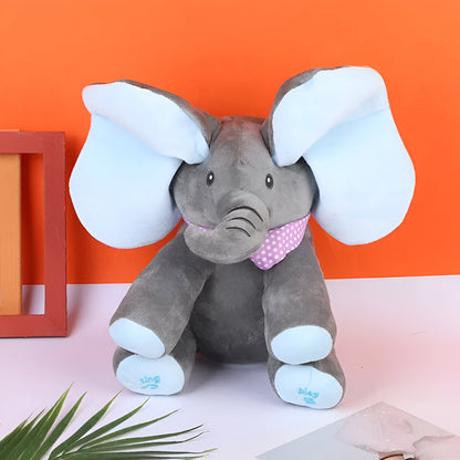 Interactive Elephant Plush Toy Baby Sensory Musical Playmate