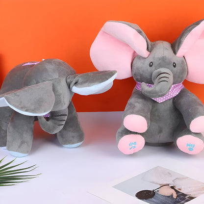 Interactive Elephant Plush Toy Baby Sensory Musical Playmate
