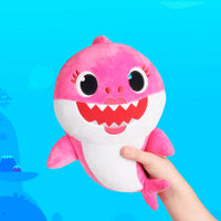 Red/Pink Music and Light Singing Shark