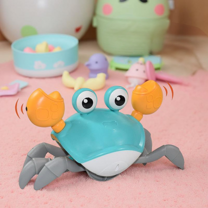 Interactive Crawling Crab Toy Sensory Development Baby Learning