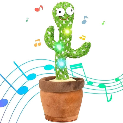 Dancing Cactus Toy Kids Interactive Musical Talking Plush