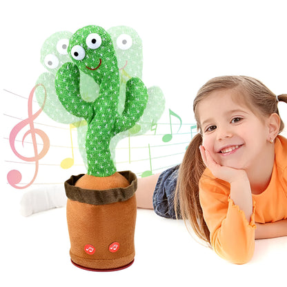 Dancing Cactus Toy Kids Interactive Musical Talking Plush