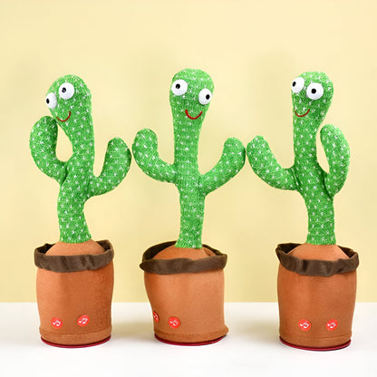 Dancing Cactus Toy Kids Interactive Musical Talking Plush