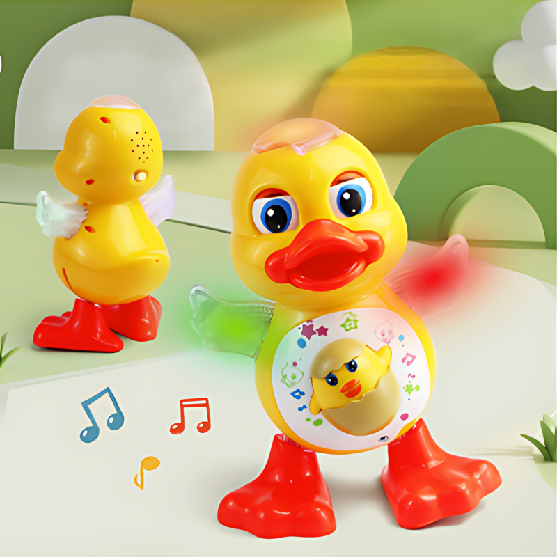 Interactive Dancing Duck Toy for Kids Music Lights Fun 0
