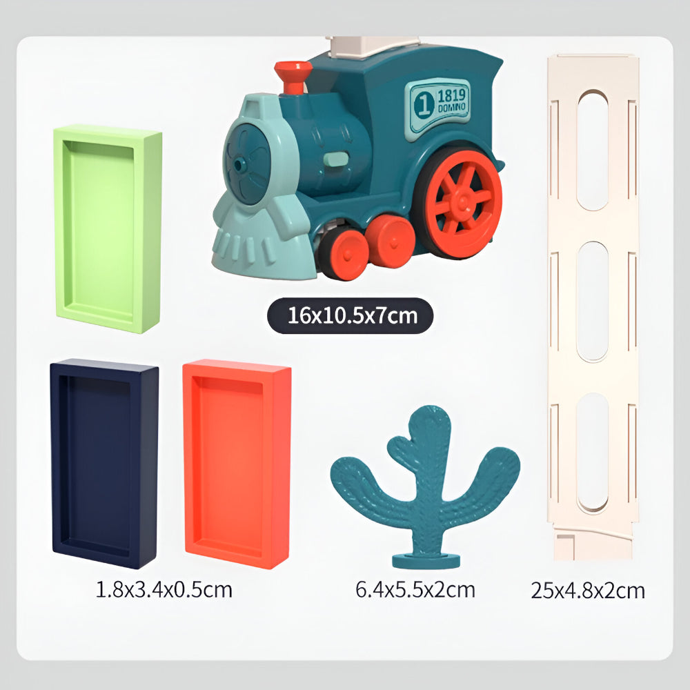 Domino Train Set Kids Educational Creative Building Toy