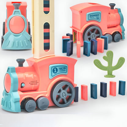 Domino Train Set Kids Educational Creative Building Toy