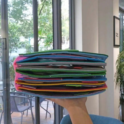 Montessori Felt Storybook Interactive Learning Toy Fine Motor Skills