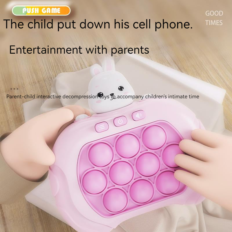 Interactive Pop-It Reaction Game Console for Kids and Adults 5