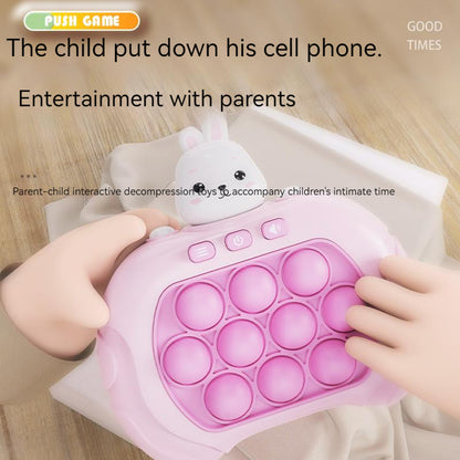 Interactive Pop-It Reaction Game Console for Kids and Adults 5