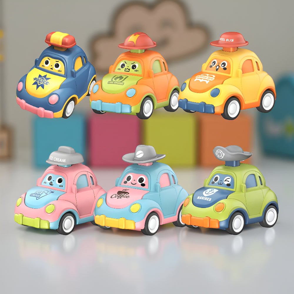 Mini Toy Cars Kids Self Driving Durable Educational Playset