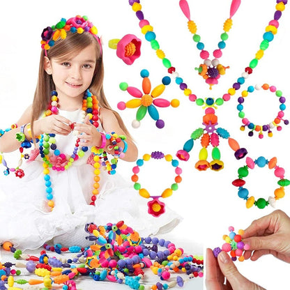 Jewelry Building Bricks Set for Kids - Creative Colorful Play Pieces 2